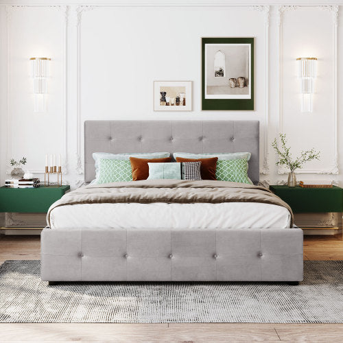 Skin-Friendly Velvet Double Bed