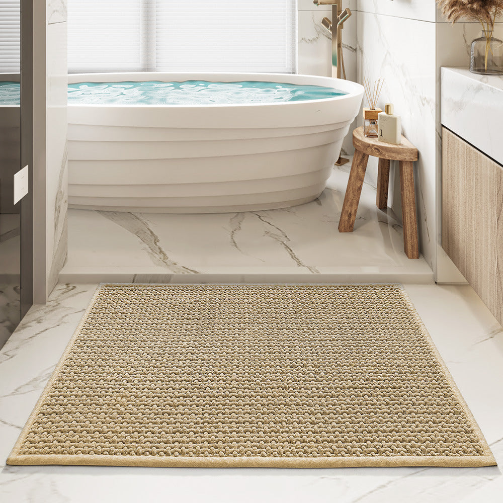 Bathroom Floor Mat With Strong Absorbent Foot Pad