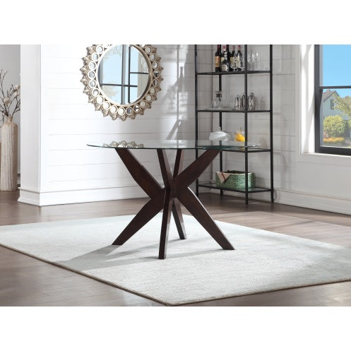 Amalie - Dining Table - Dark Brown