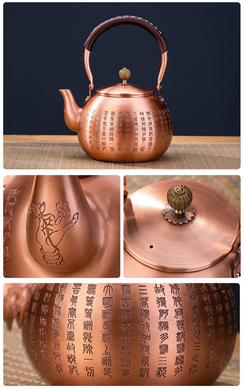 Copper Pot Tea Kettle Handmade