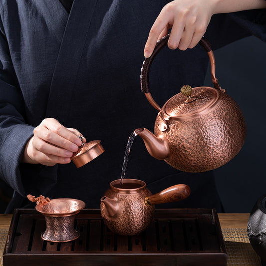 Copper Pot Tea Kettle Handmade