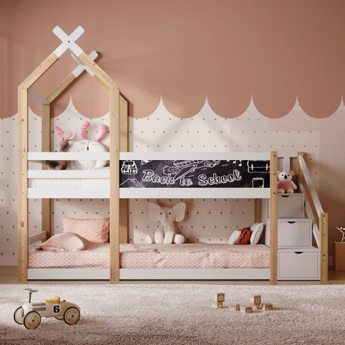 Children's Loft Bed in Solid Wood