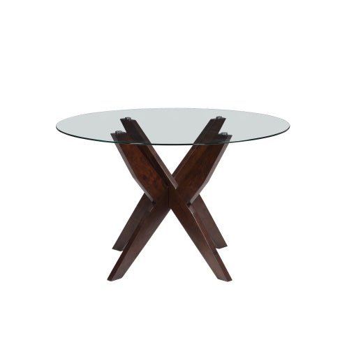 Amalie - Dining Table - Dark Brown