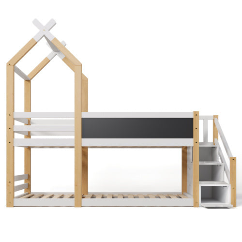 Children's Loft Bed in Solid Wood