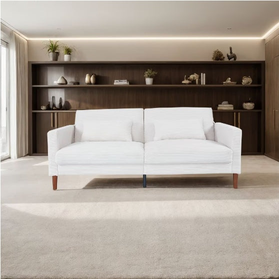 Linen Sofa Seats In Beige