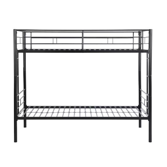 METAL BUNK BED BLACK