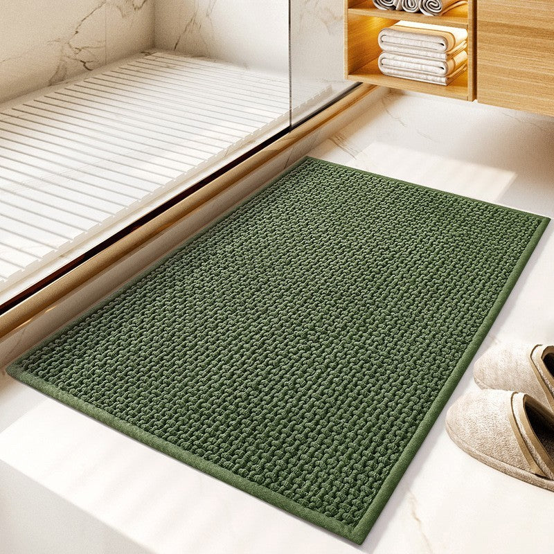 Bathroom Floor Mat With Strong Absorbent Foot Pad