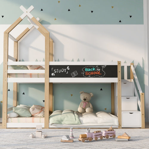 Children's Loft Bed in Solid Wood