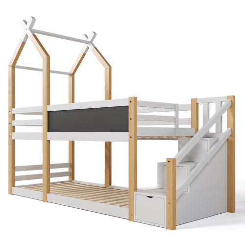 Children's Loft Bed in Solid Wood