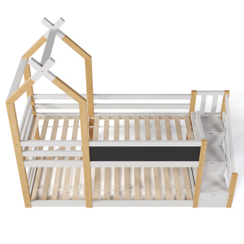 Children's Loft Bed in Solid Wood