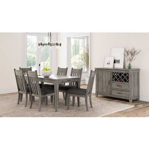 Rustic Gray Side Dining Chair Set Of 2