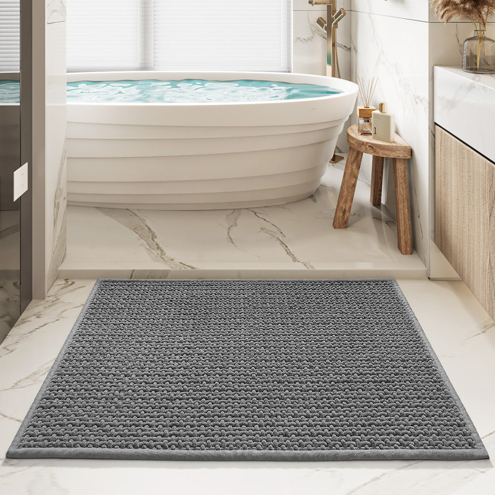 Bathroom Floor Mat With Strong Absorbent Foot Pad